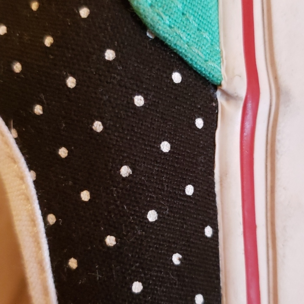 Polka Dot And Teal Custom Van's Custom Vans - image 4